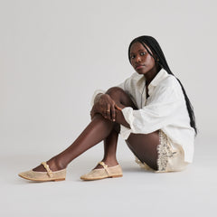 Relan French Vanilla Mesh Ballet Flats / Dolce Vita
