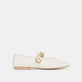 Relan Mesh White Mesh Ballet Flats / Dolce Vita