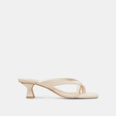 Brevel Wide Bone Leather Heels / Dolce Vita