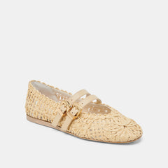 BAYLEE SUNFLOWER WIDE BALLET FLATS LT NATURAL MACRAME
– Dolce Vita / Dolce Vita