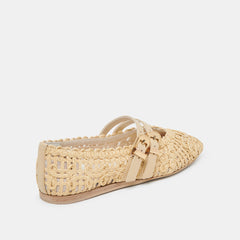 BAYLEE SUNFLOWER WIDE BALLET FLATS LT NATURAL MACRAME
– Dolce Vita / Dolce Vita
