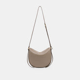 Burano Grey Leather Crossbody / Dolce Vita