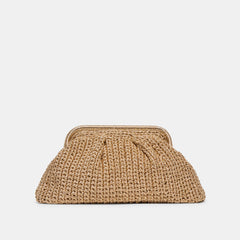Ione Gold Crochet Clutch / Dolce Vita