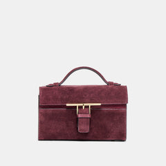 Zannone Burgundy Suede Crossbody / Dolce Vita