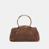 Channing Espresso Suede Handbag / Dolce Vita