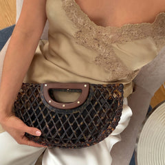Solandra Tortoise Jelly Clutch / Dolce Vita