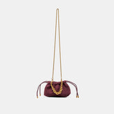 Cleo Burgundy Suede Crossbody / Dolce Vita