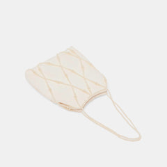 Serilda Ivory Satin Handbag / Dolce Vita