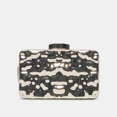 Delia Silver Metal Clutch / Dolce Vita