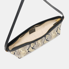 Savaii Black White Snake Stella Shoulder Bag / Dolce Vita