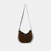 Bennett Espresso Suede Crossbody / Dolce Vita