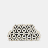 Marlow Black Satin Pearl Clutch / Dolce Vita