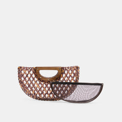Solandra Tortoise Jelly Clutch / Dolce Vita