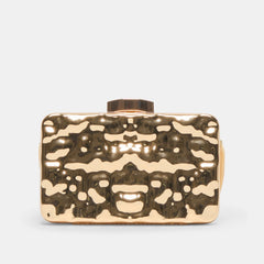 Delia Gold Metal Clutch / Dolce Vita