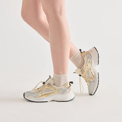 4-Pack Ribbed Oatmeal Multi Anklet Socks / Dolce Vita