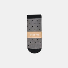 3-Pack Ditsy Dot Black Sheer Anklet Socks / Dolce Vita