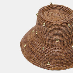 STRAW CLOCHE WITH CHARMS BROWN
– Dolce Vita / Dolce Vita