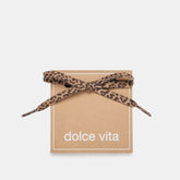 Animal Leopard Print Shoelace / Dolce Vita