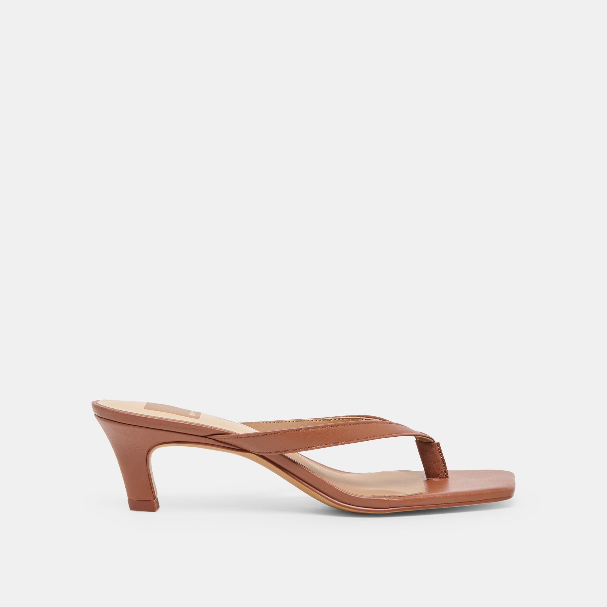 Ramia Cognac Leather Heels / Dolce Vita