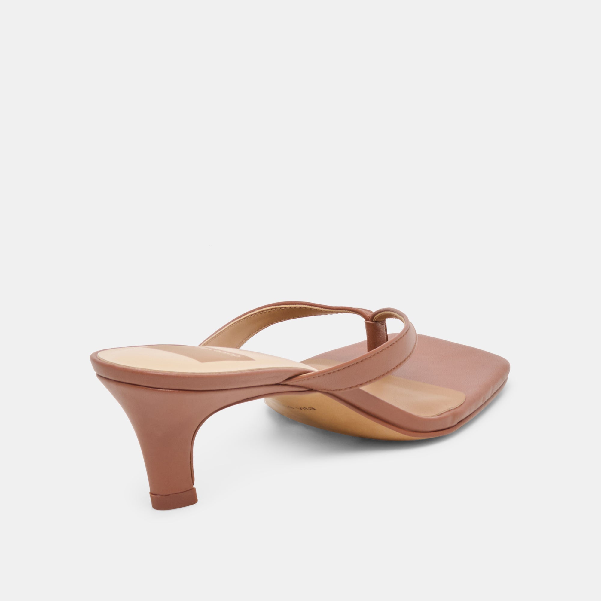 Ramia Cognac Leather Heels / Dolce Vita