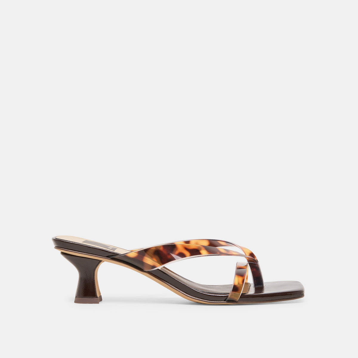 Brevel Vinyl Tortoise Jelly Heels / Dolce Vita