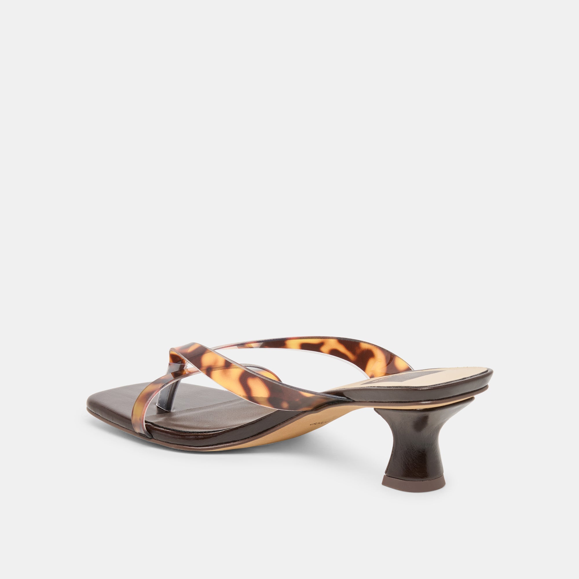 Brevel Vinyl Tortoise Jelly Heels / Dolce Vita