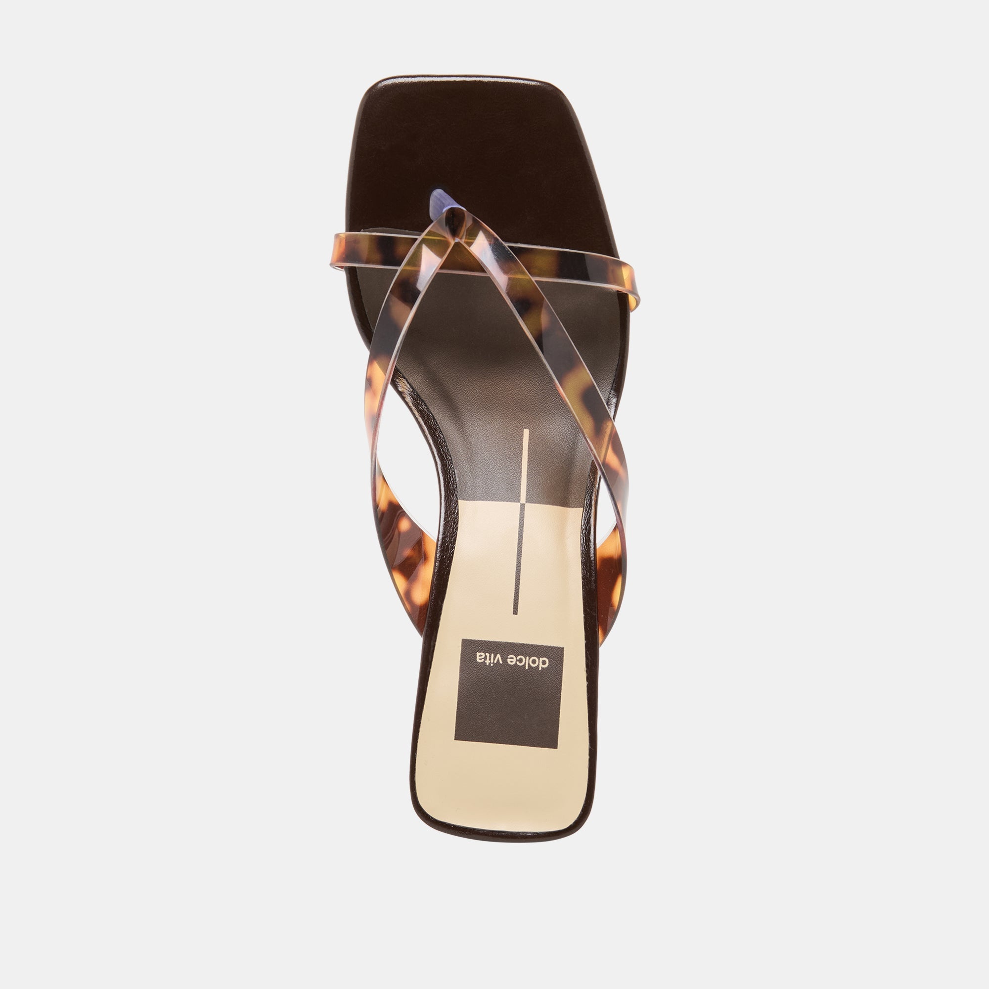 Brevel Vinyl Tortoise Jelly Heels / Dolce Vita