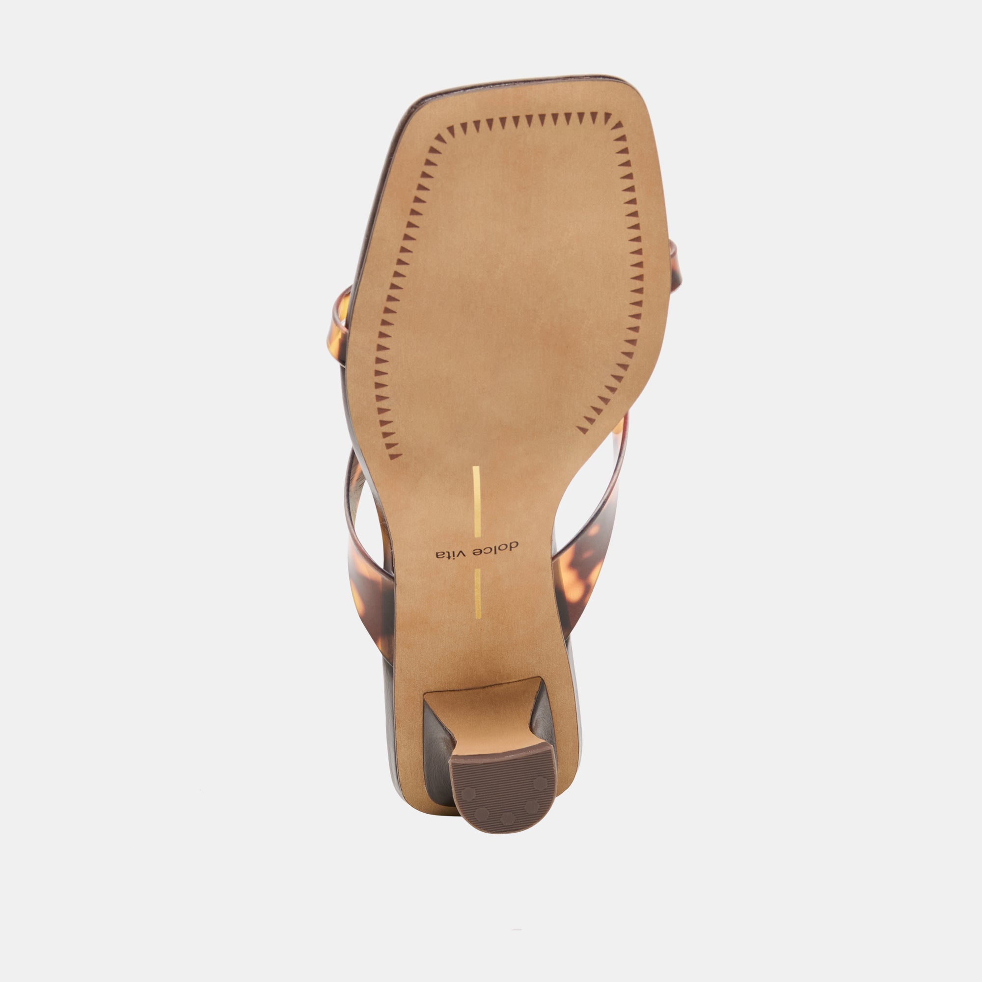 Brevel Vinyl Tortoise Jelly Heels / Dolce Vita
