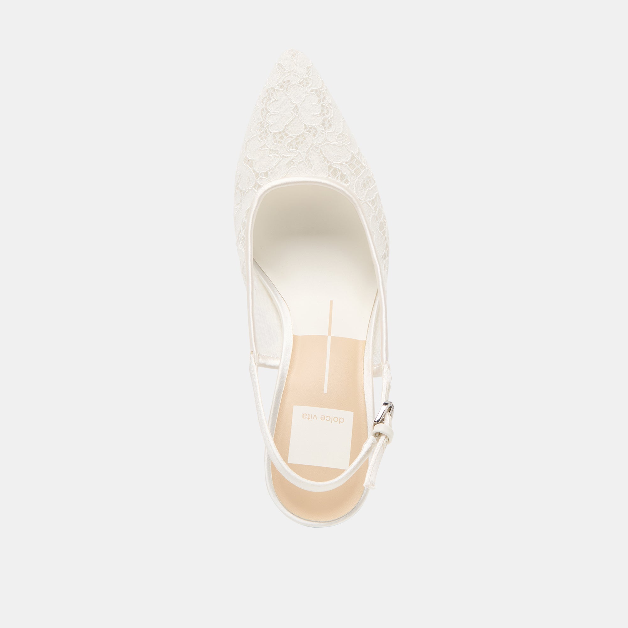 Yami True White Lace Heels / Dolce Vita