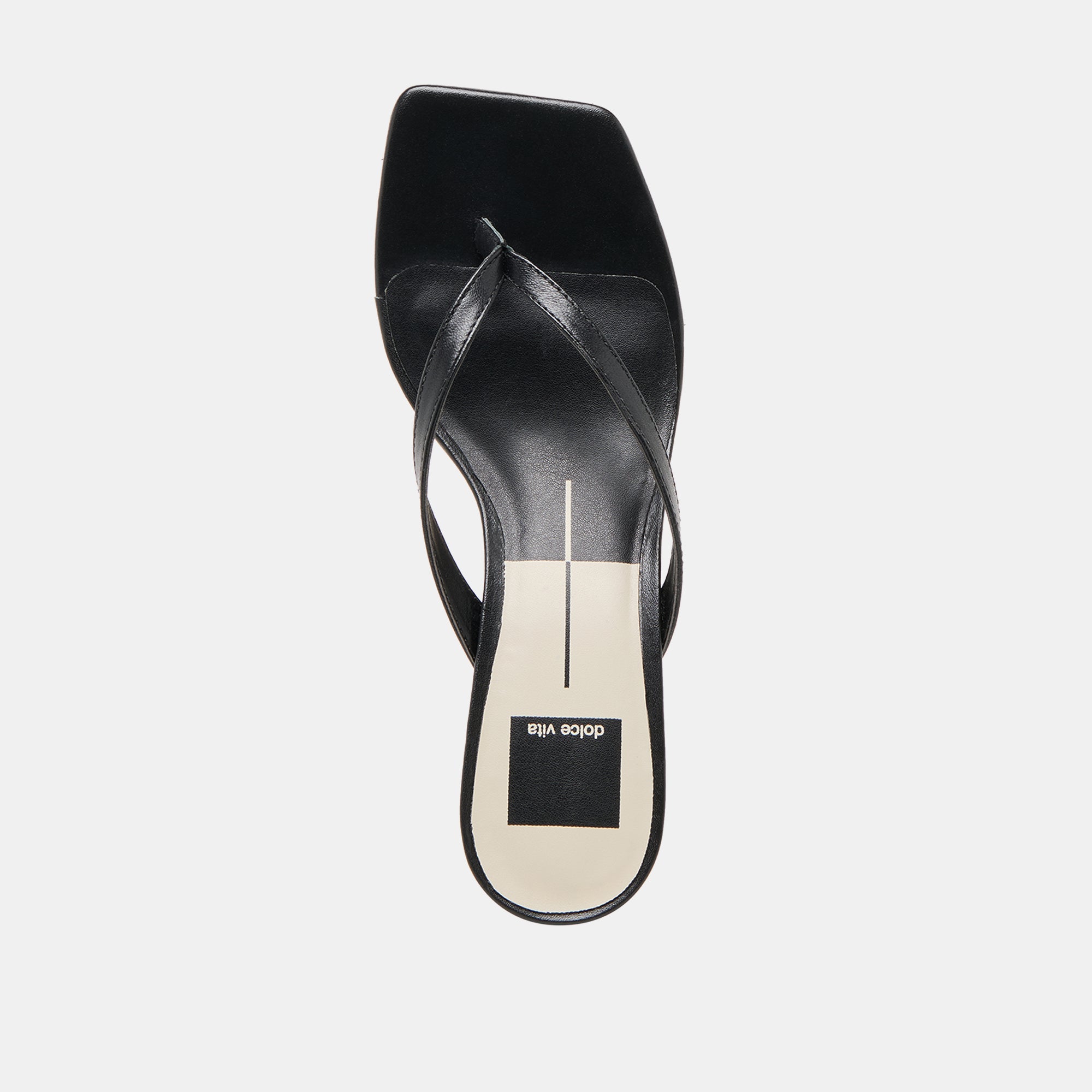 Ramia Black Leather Heels / Dolce Vita