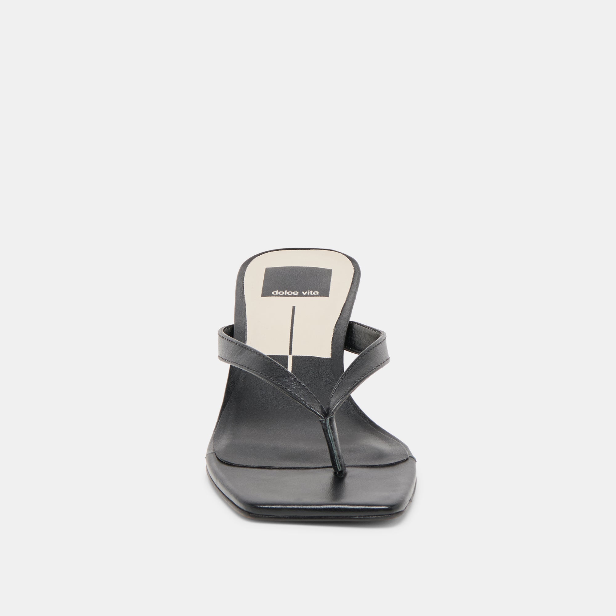 Ramia Black Leather Heels / Dolce Vita
