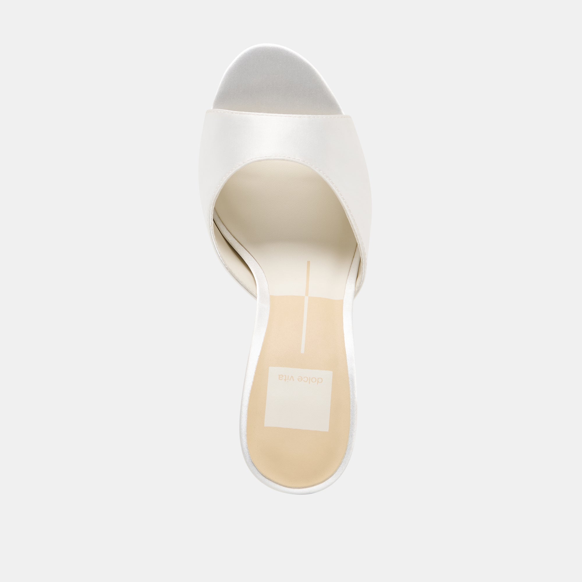 Rosha True White Satin Heels / Dolce Vita