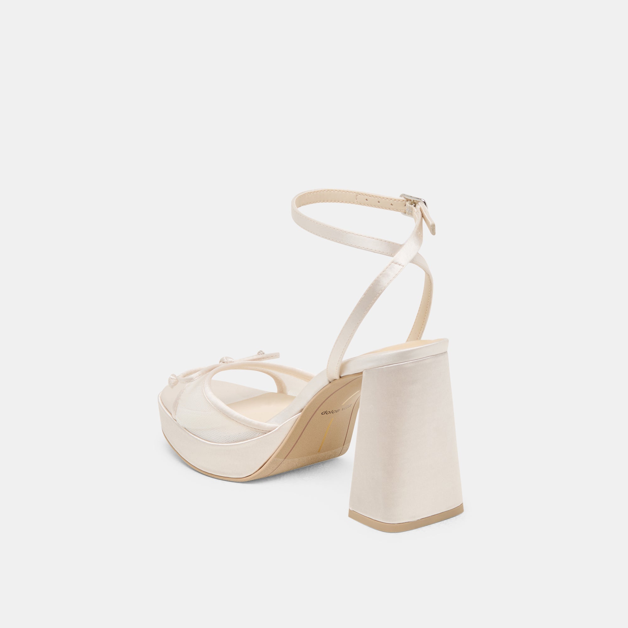 Pandor White Tulle Heels / Dolce Vita