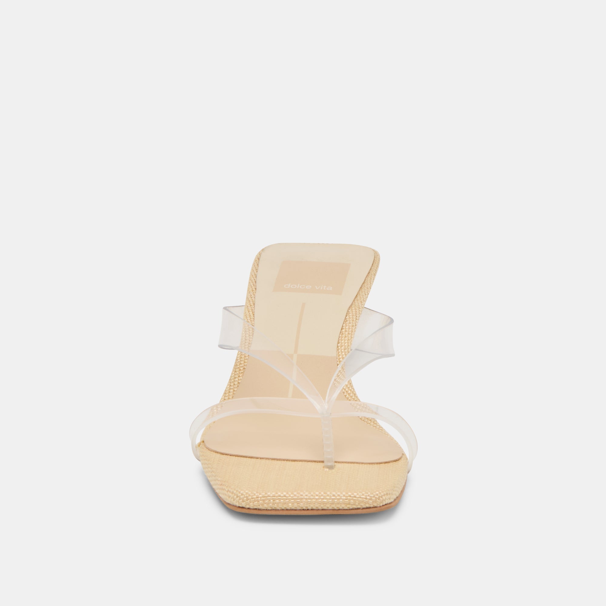 Brevel Vinyl Crystal Jelly Heels / Dolce Vita