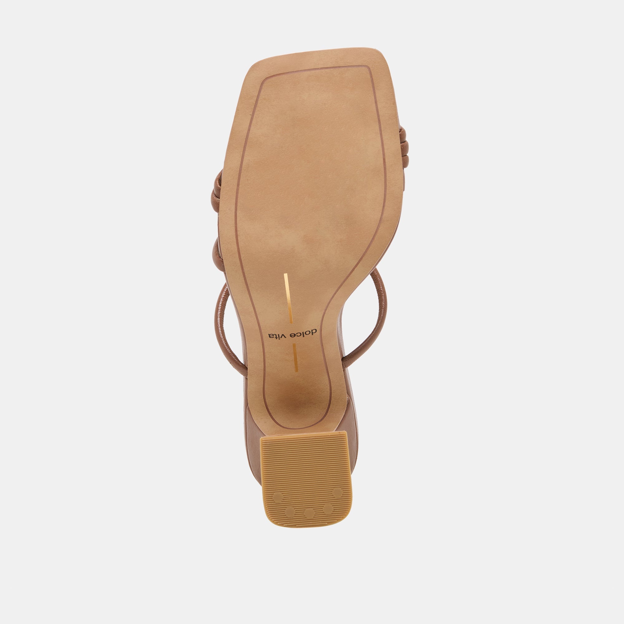 Alayna Cognac Leather Heels / Dolce Vita