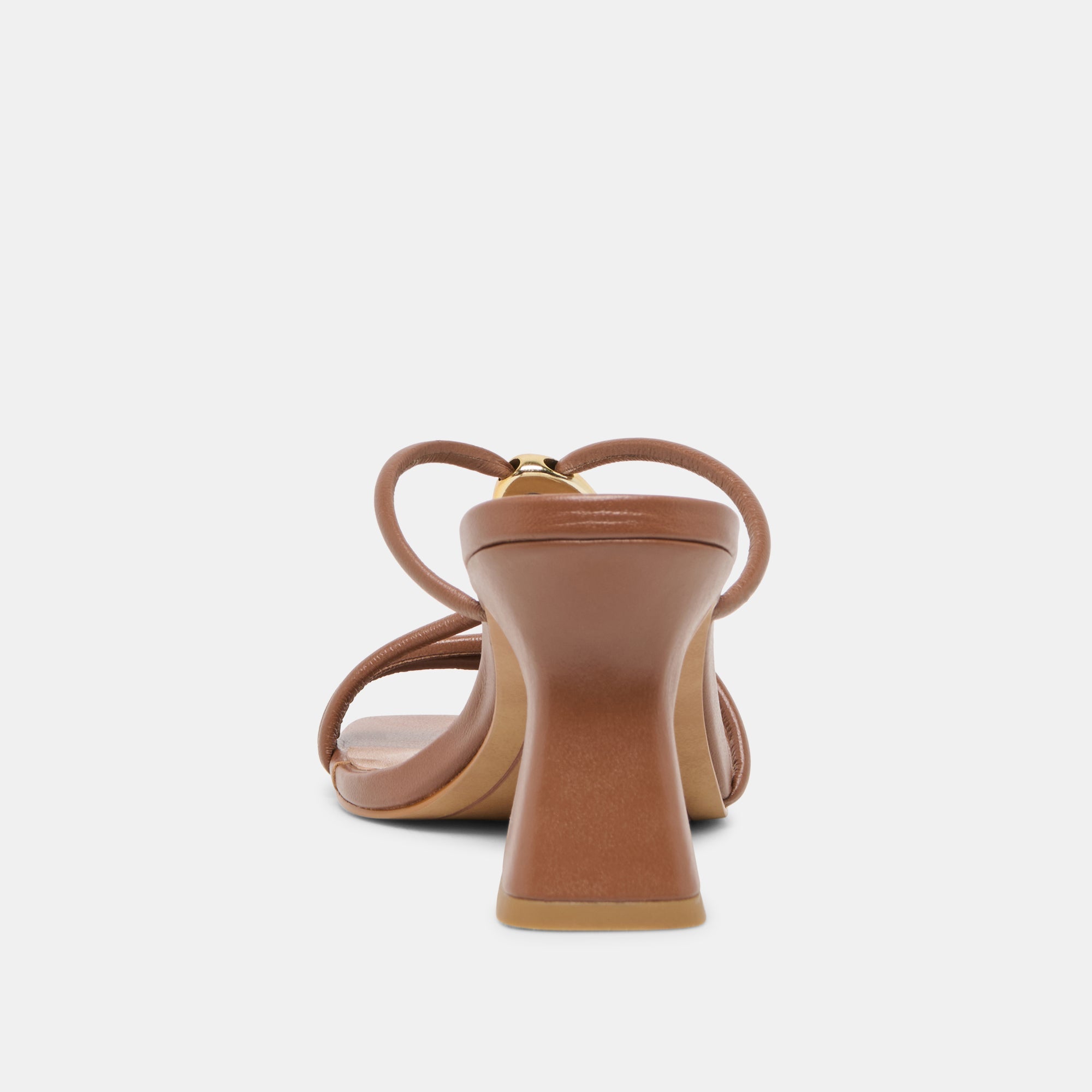 Alayna Cognac Leather Heels / Dolce Vita