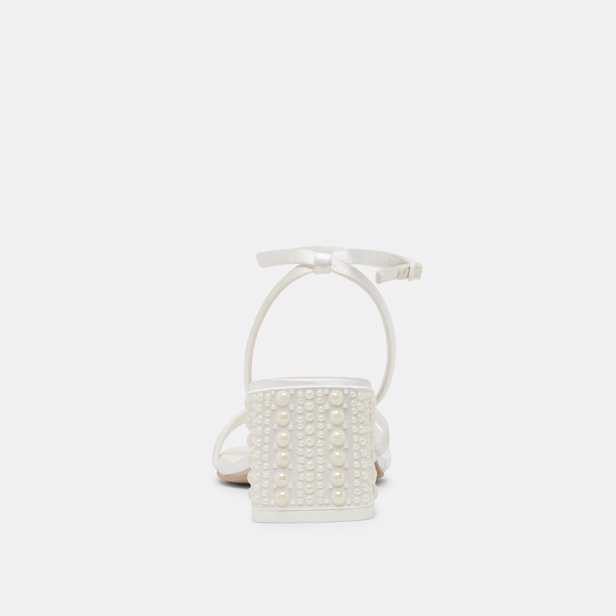 YSABEL PEARL HEELS TRUE WHITE SATIN
 – Dolce Vita / Dolce Vita