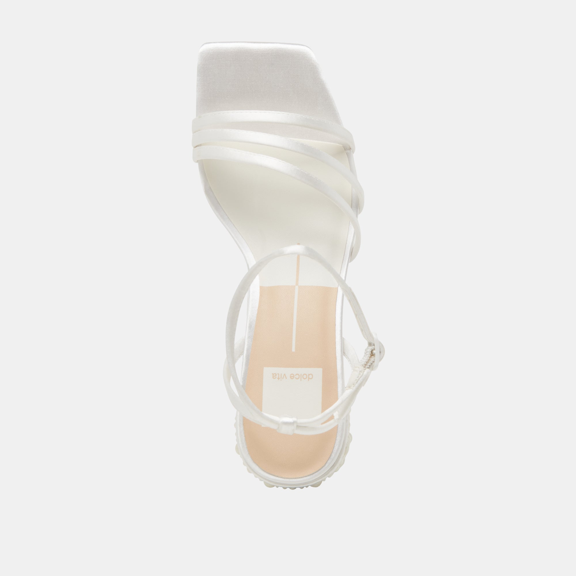 YSABEL PEARL HEELS TRUE WHITE SATIN
 – Dolce Vita / Dolce Vita
