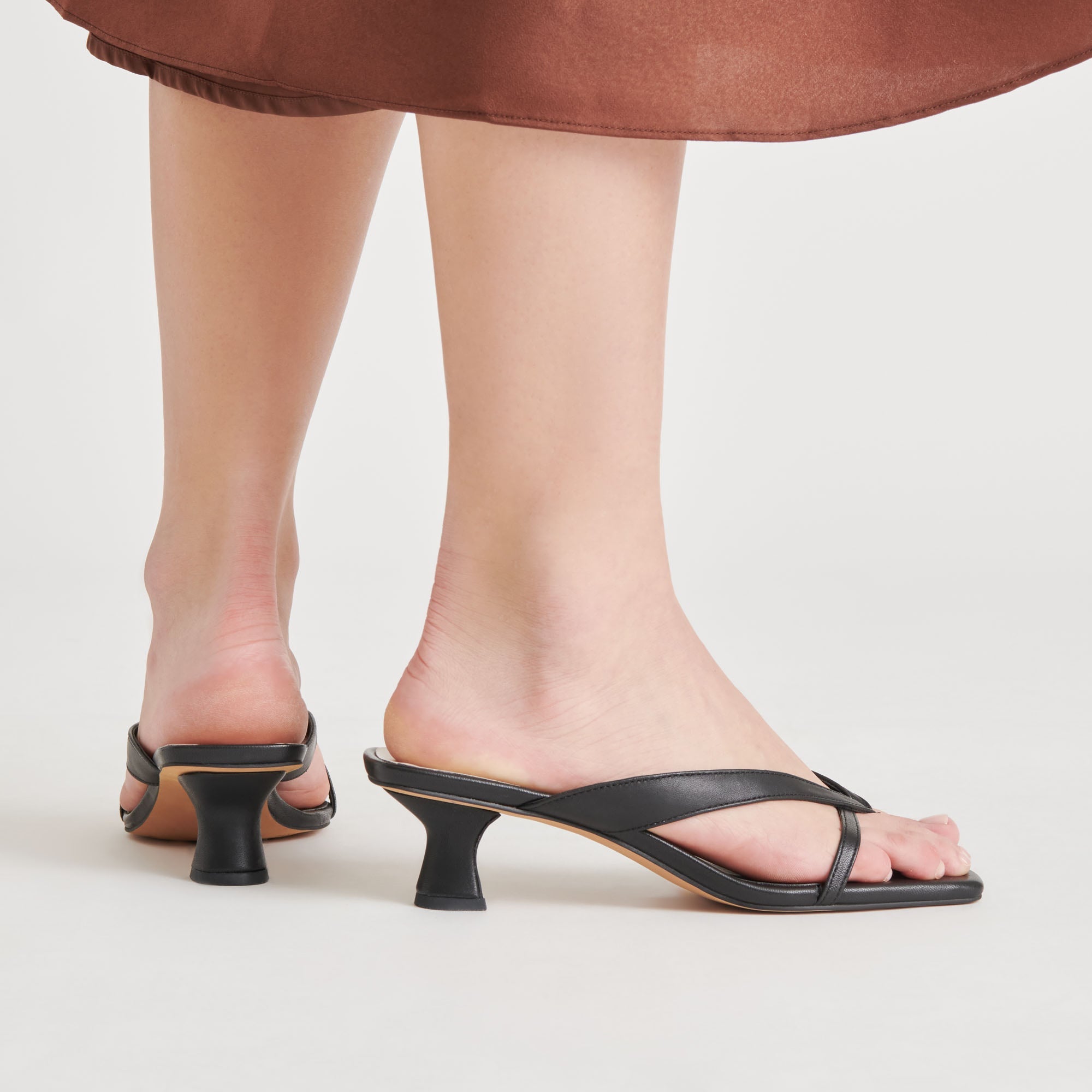 BREVEL HEELS ONYX LEATHER
 – Dolce Vita / Dolce Vita