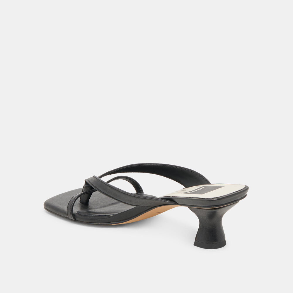 BREVEL HEELS ONYX LEATHER
 – Dolce Vita / Dolce Vita