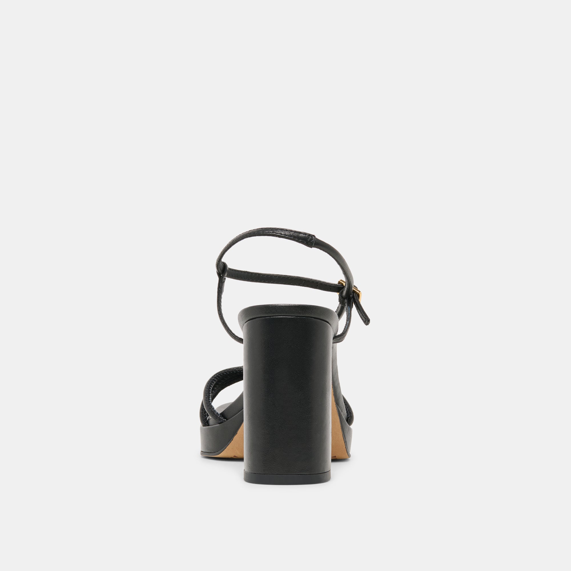 Odete Black Leather Heels / Dolce Vita