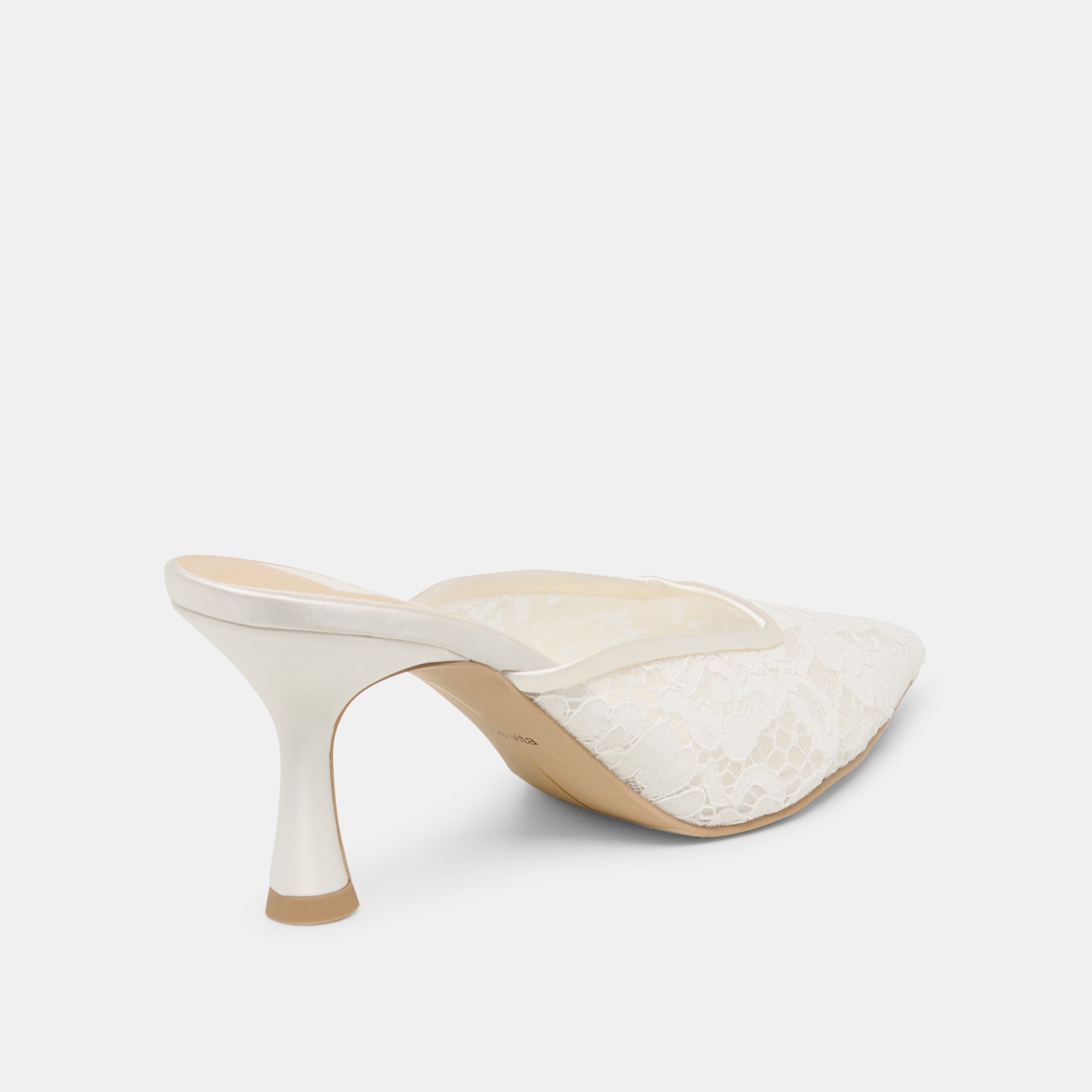 Cleo High True White Lace Heels / Dolce Vita