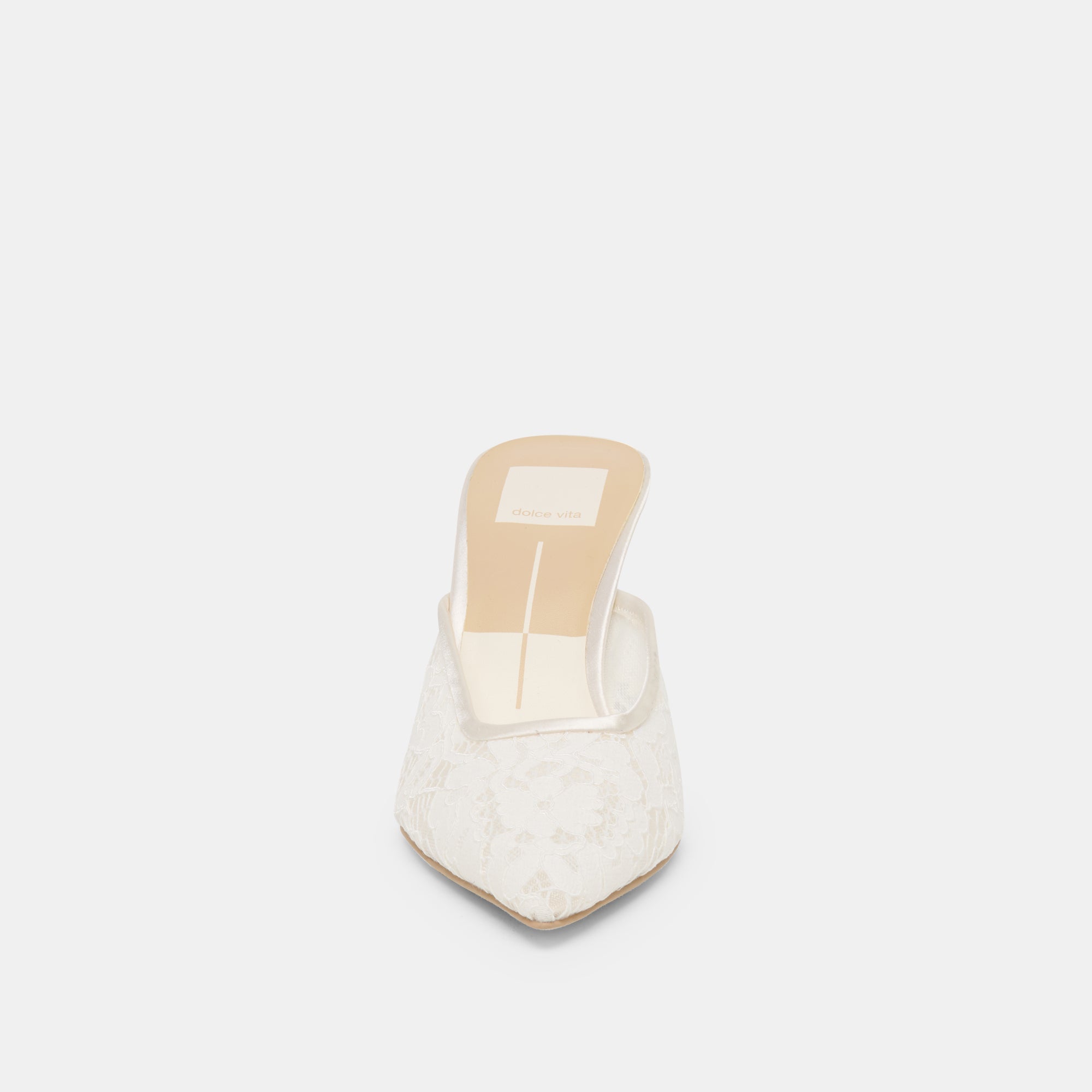 Cleo High True White Lace Heels / Dolce Vita