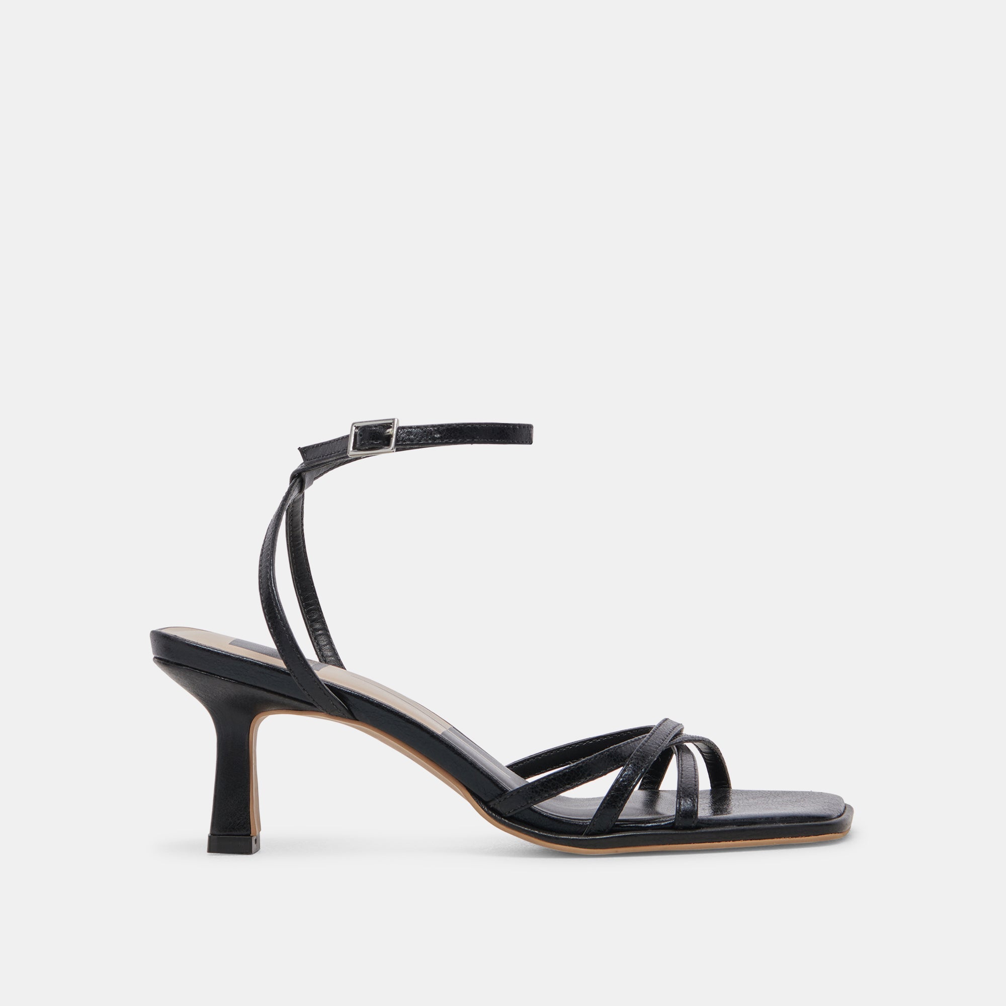 Manji Wide Midnight Patent Leather Heels / Dolce Vita