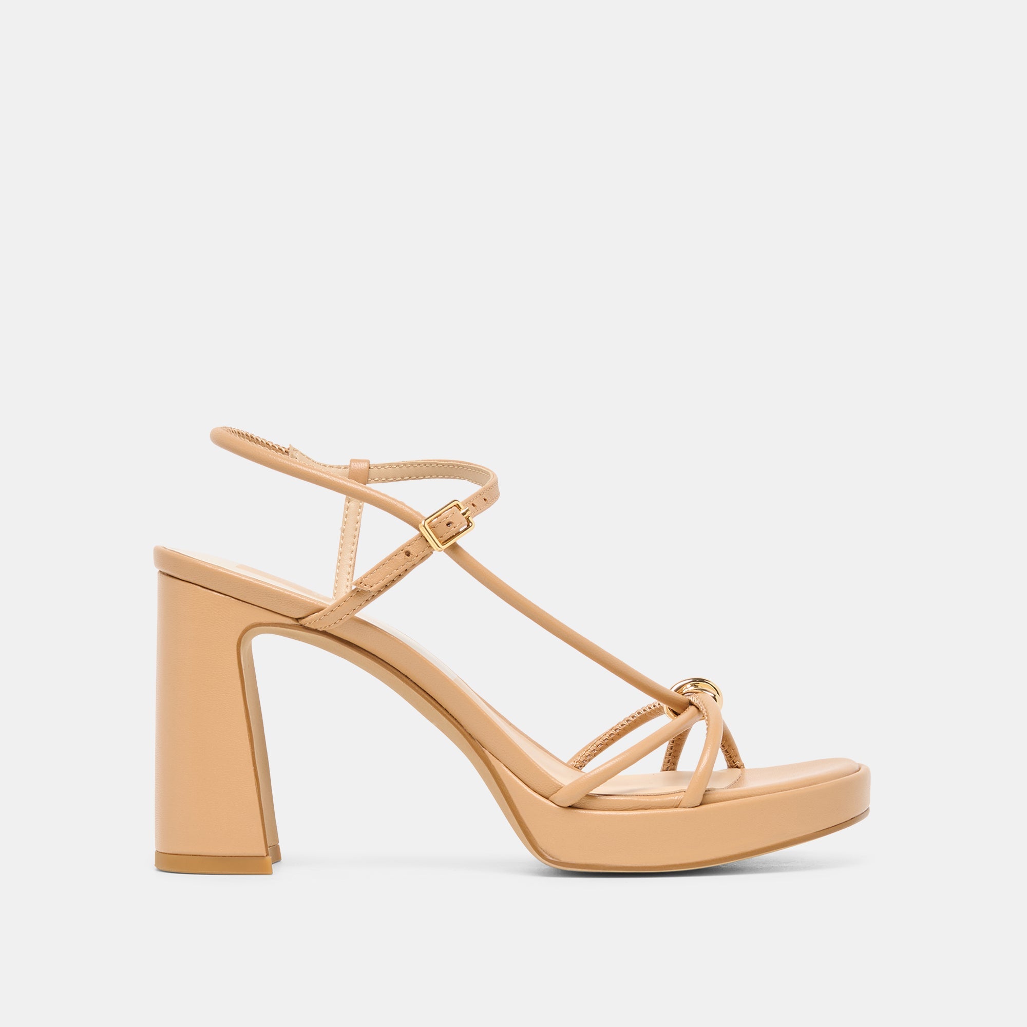 Odete Lt Tan Leather Heels / Dolce Vita