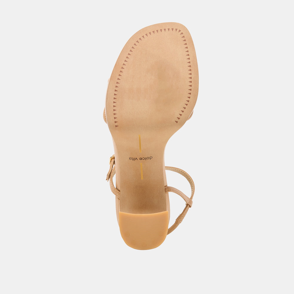 Odete Lt Tan Leather Heels / Dolce Vita
