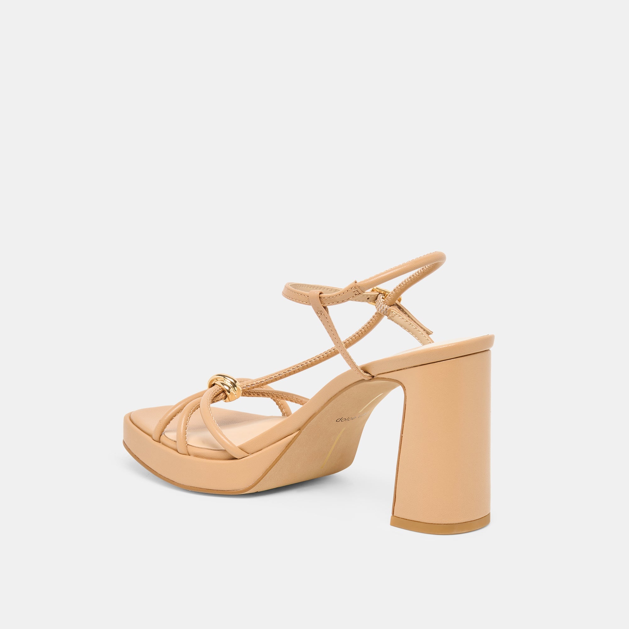 Odete Lt Tan Leather Heels / Dolce Vita