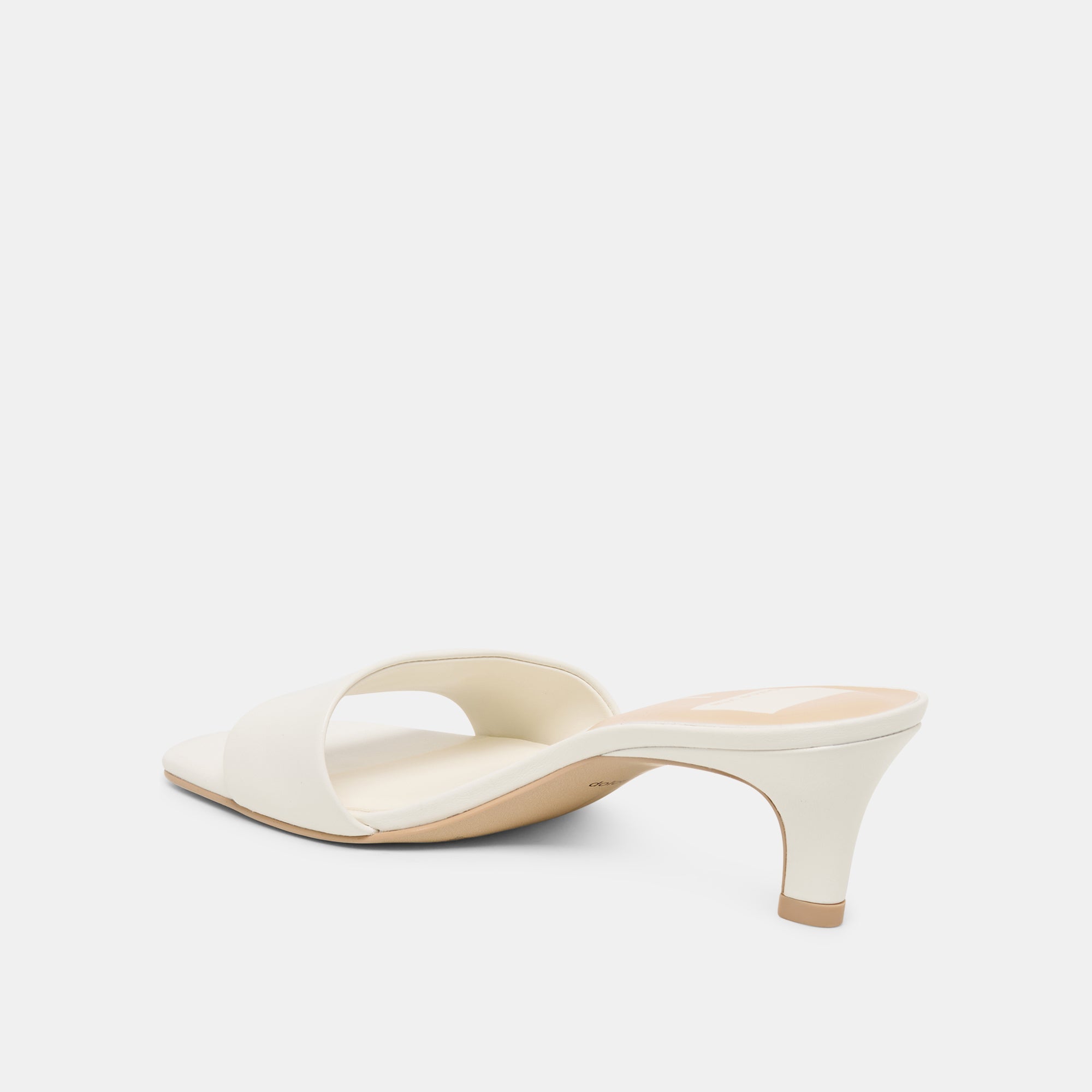 Rexa True White Leather Heels / Dolce Vita