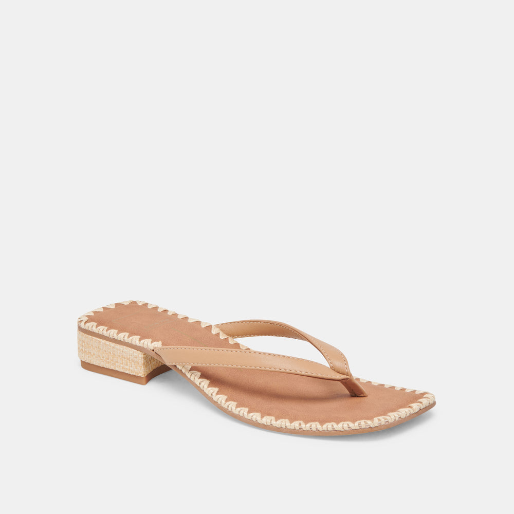BARTY SANDALS LIGHT TAN LEATHER
 – Dolce Vita / Dolce Vita