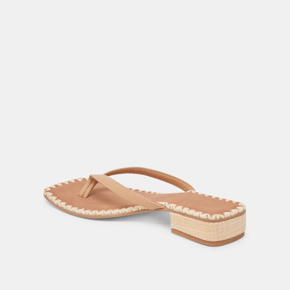 BARTY SANDALS LIGHT TAN LEATHER
 – Dolce Vita / Dolce Vita